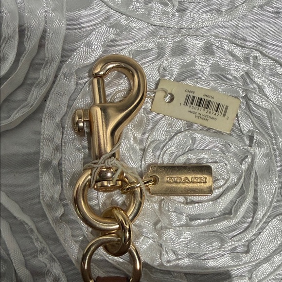 Coach Multi Attachments Case Bag Charm Leather With Gold-Tone Hardware (AirPods) - Picture 4 of 13